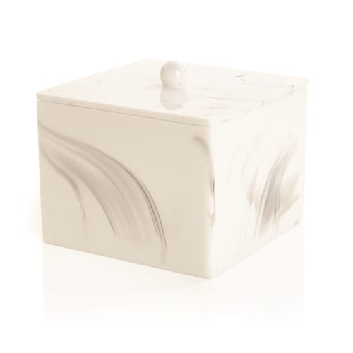 Ashford Collection, 3 Quart Ice Bucket, White Marble